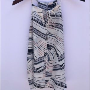 Formal striped tank top